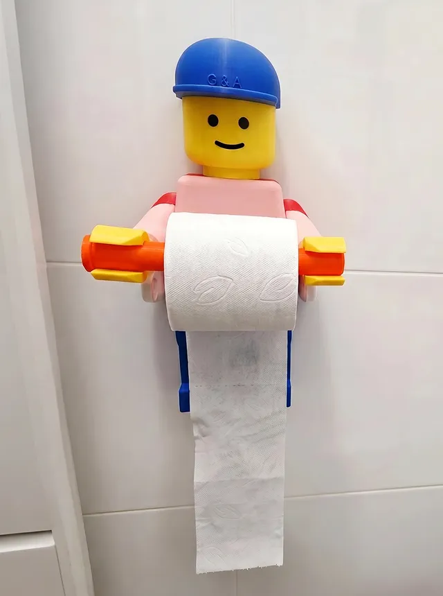 LEGO Toilet Paper Transporter